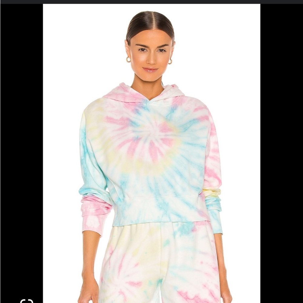 Danijo and Carbon38 neon tie-dye sweat suite L